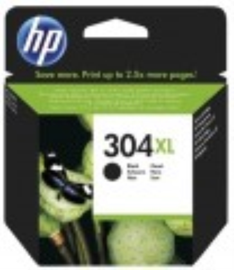 TECNOSHOP Cartuccia originale HP InkJet 304XL (N9K08AE) nero